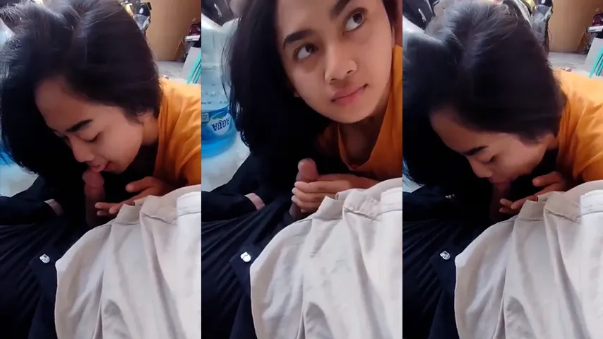 Bokep Cewe Cakep Sepong Kontol Depan Kost