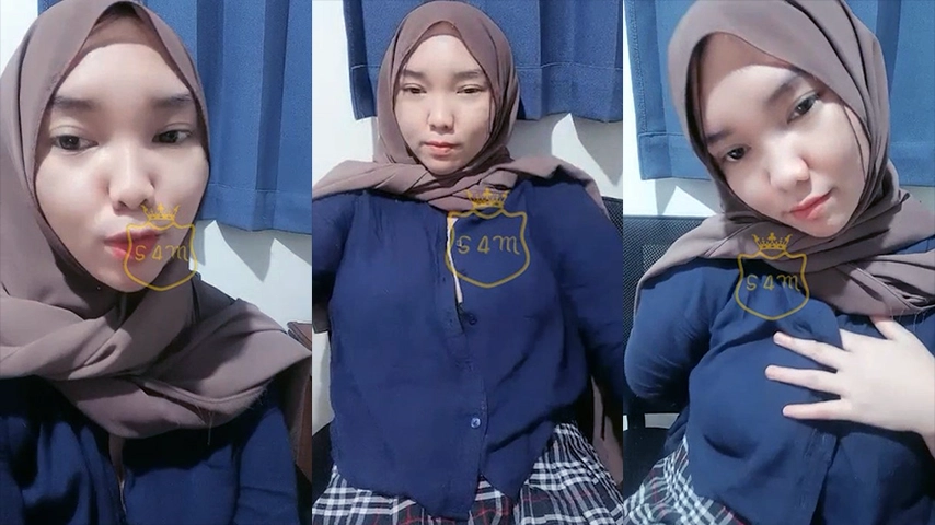 Bokep Chika Hijab Mainin Toket Mulus Live