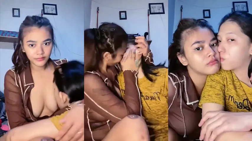 Bokep Duo Lesbian Berciuman Kenyot Uting DreamLive