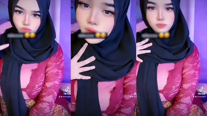Bokep Hijaber Cantik Imut Toge Kebaya Merah