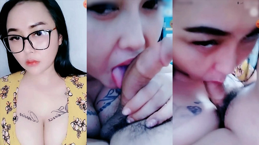 Bokep Leila Berkacamata Nyepong Kontol Pacar