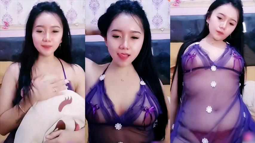 Bokep Mitha Lingerie Ungu Sexy Live Hot
