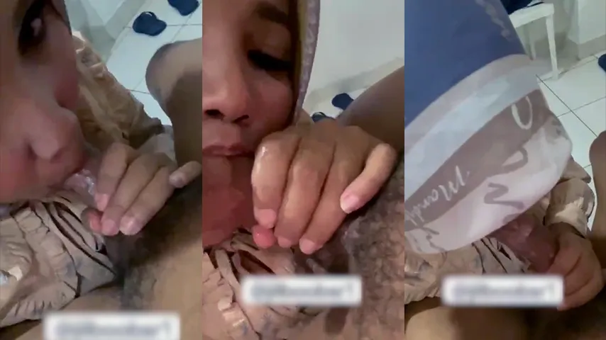 Bokep Tante Jilbab Sepongin Kontol Paksu