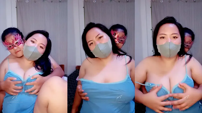 Bokep Toket Doi Diremas Bestie Mango Live