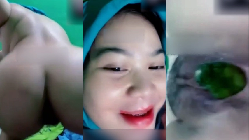 Bokep VCS Cewek Jilbab Omek Pake Timun